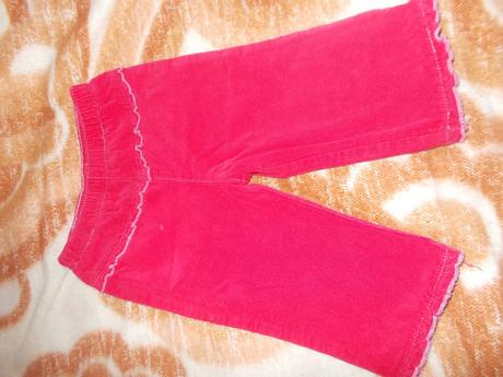 Menčestrové nohavice, f&f,74