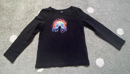 Tričko s dúhou, h&m,98