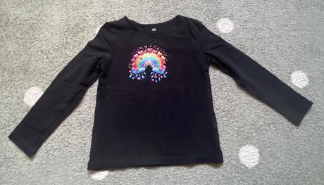 Tričko s dúhou, h&m,98