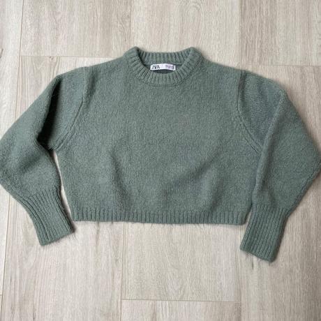 Crop svetrík zara, zara,m