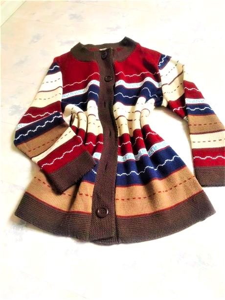 Dlhý sveter kardigán, xl