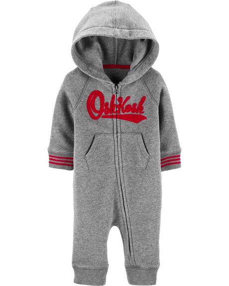 Teplákový flísový overal oshkosh usa, oshkosh,74 / 80 / 86