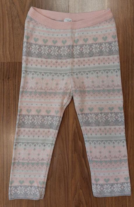 Dievčenské legíny so zimným motívom c&a, c&a,92