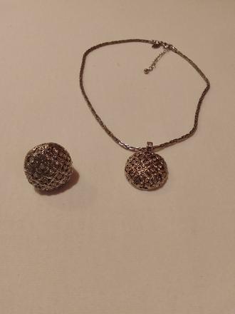 Súprava retiazka s prsteňom,