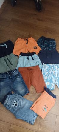 Balík kraťasov 110/116 h&m, next, lupilu, h&m,110