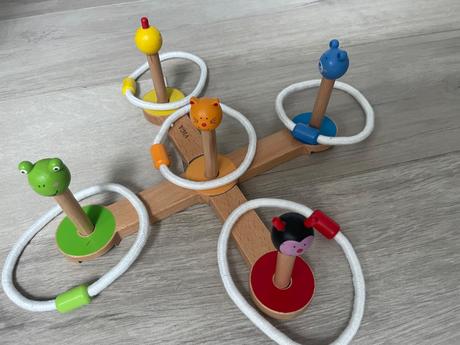 Viga hádzanie krúžkov,