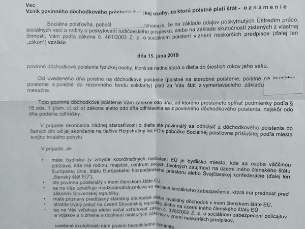 Je mojou povinnosťou odhlásiť sa z povinného dôchodkového poistenia?