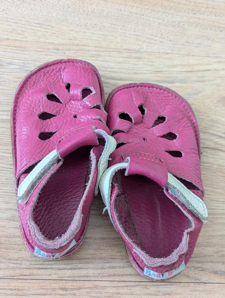 Baby bare sandálky - waterlily, baby bare shoes,22