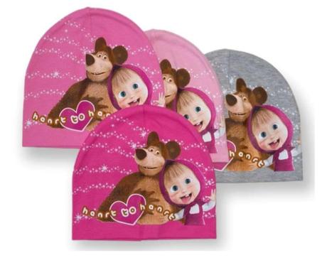 Detská bavlnená čiapočka máša a medveď, 80 - 128