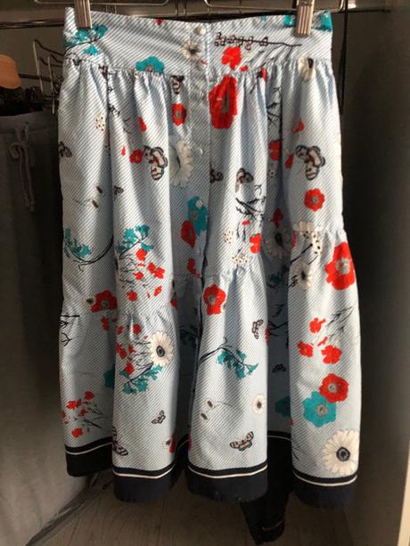 Kvetovana sukna, zara,xs