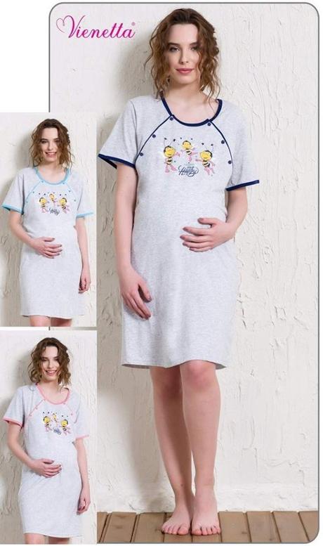 Materská nočná košieľka na kojenie, vienetta secret,l / m / s / xl / xxl