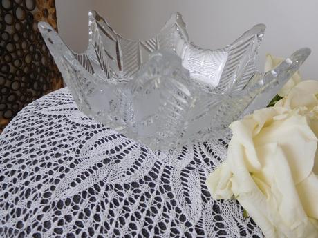 Kryštálová miska v tvare hviezdy-top top stav,, 