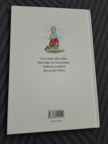 Kniha ako sa zajacik prestal bat, 