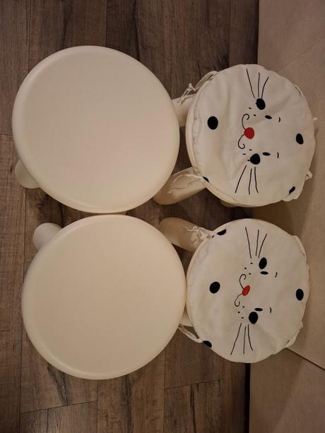 Detske stolicky mammut 4ks + podsedak 2ks, 