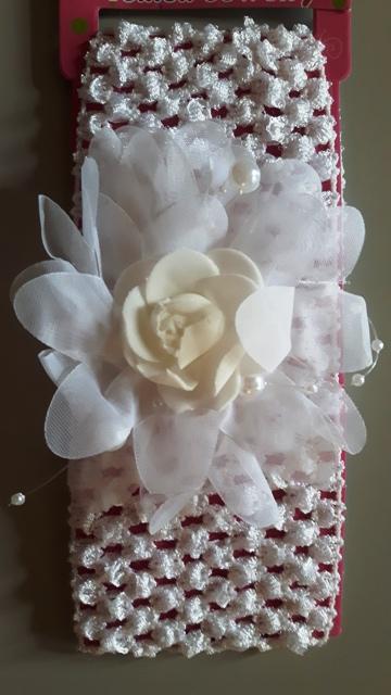 Čelenka s kvetom a ozdobami,