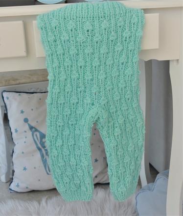 Pletené tepláčiky-68/74, 86