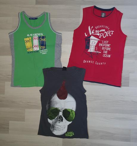 3x tielko 134/140, 134