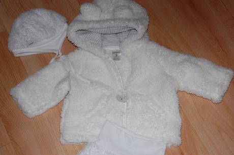 Chlpatka smotanová značky carters, carter's,62