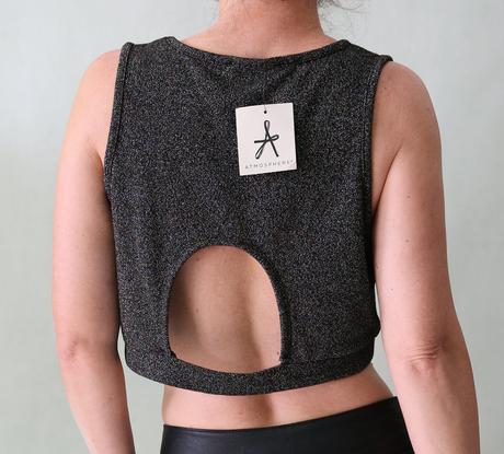 Nový lurexový crop top atmosphere veľ.44, atmosphere,44 / xxl