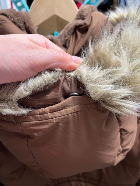 Dlhá zateplená bunda puffer parka, hollister,s