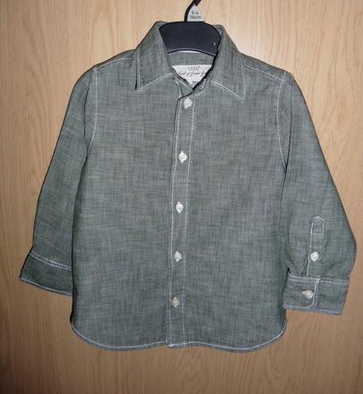 Košeľa s dlhým rukávom, h&m,92