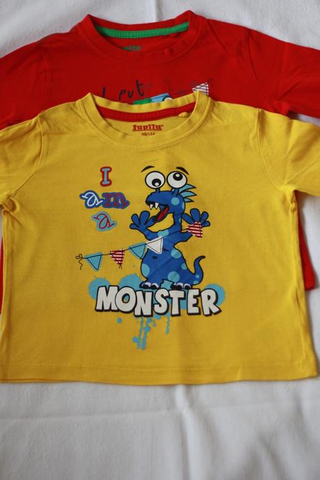 Tričká s príšerkami 3 ks, lupilu,98