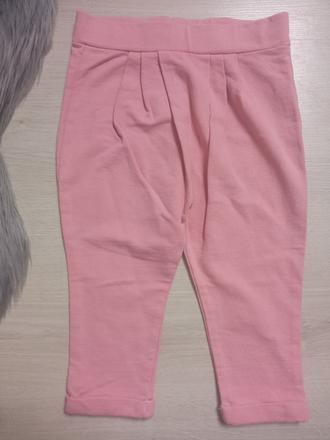 Dievčenské ružové pudlové nohavice 12-18 mes., f&f,86