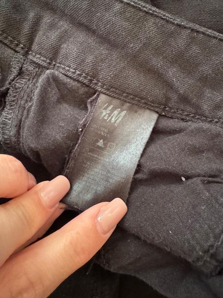 H&m čierne rifle, h&m,s