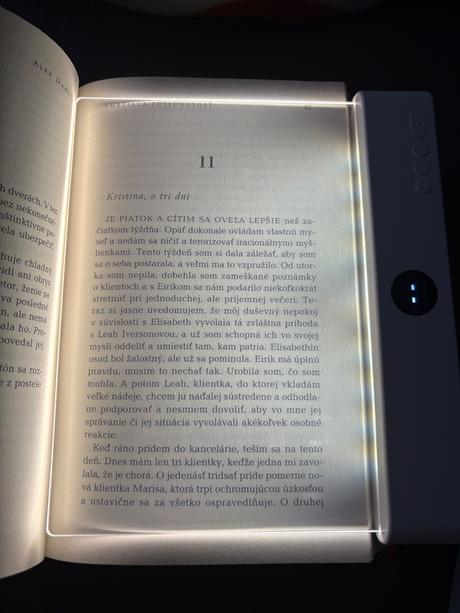 Led svetlo záložka do knihy, 