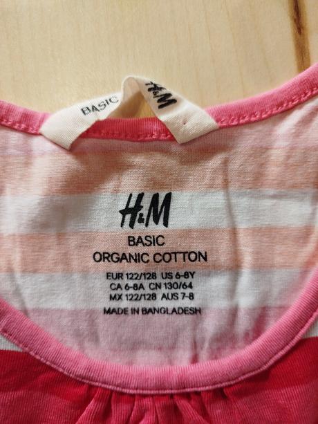 Prúžkované tielka, h&m,122
