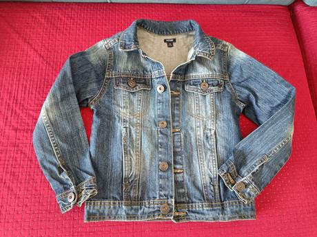 Riflová bunda, veľ. 122/128, 122