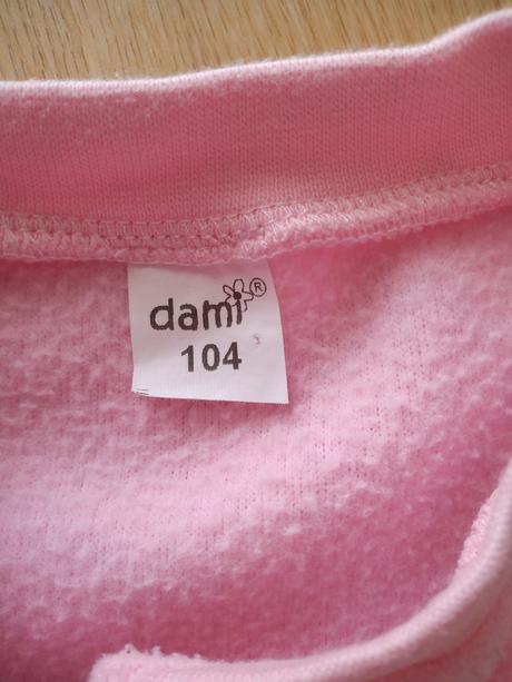Flisovy ružový kabátik, 104
