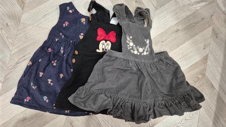 3x šaty veľ.80, f&f,80