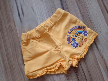 Kraťasy šortky tweety minnie, disney,98