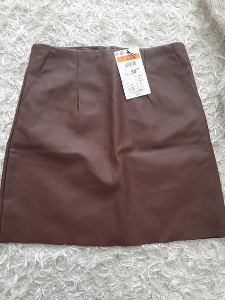 Koženková minisukňa, sinsay,xs