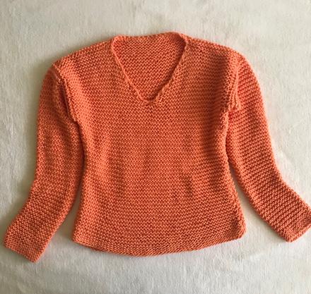 Sveter orange, s