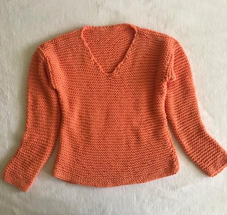 Sveter orange, s