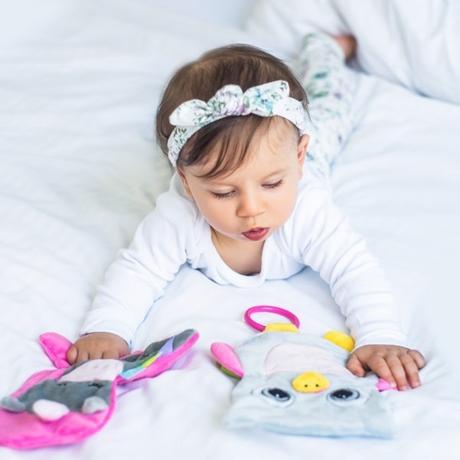 Babyono 448 plyšová hračka flat unicorn sweetie, 