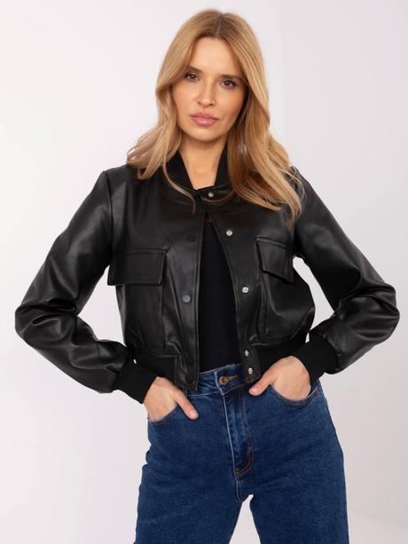 Dámska bunda bombera, l / m / s