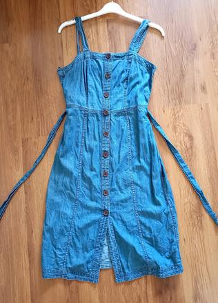 Riflové midi šaty, f&f,l