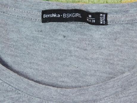 Sivý krátky top berschka, bershka,m