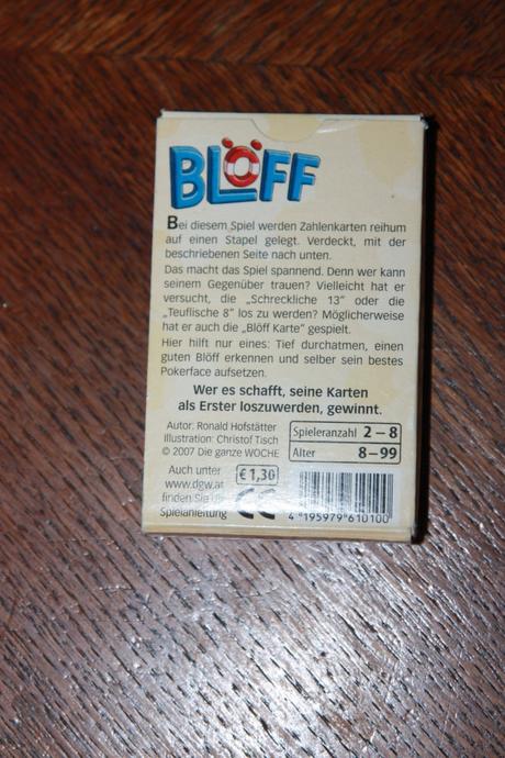 Hra bloff - od 8 rokov, 