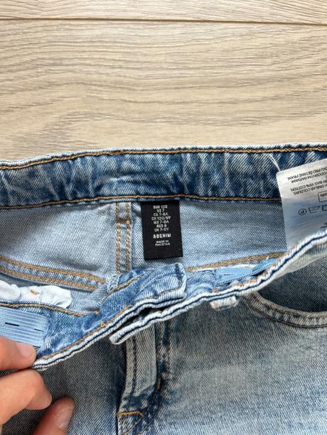Kratke rifle, denim,128
