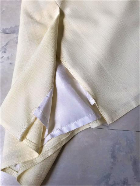 Kvalitná maslová sukňa, xl