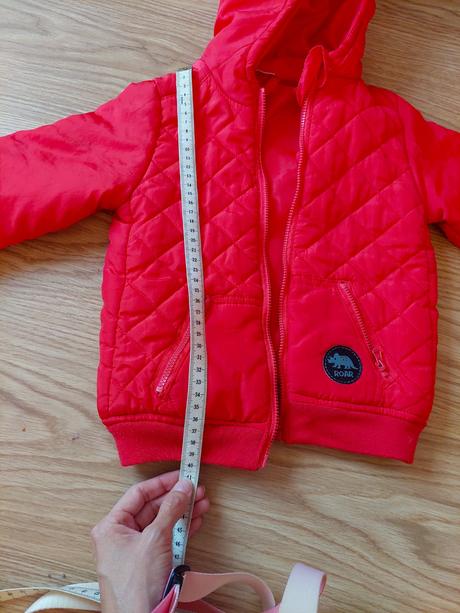 Cervena prechodna bunda so cute 86, pepco,86