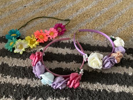 Kvetinkové čelenky 110/128, lindex