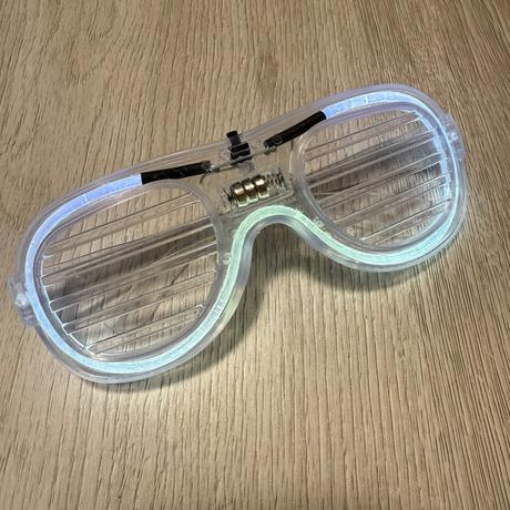 Svietiace párty okuliare,