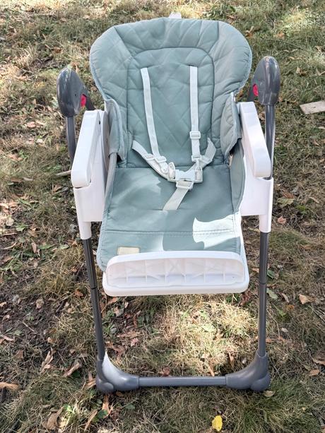 Jedálenská stolička lorelli oliver grey pu leather, lorelli