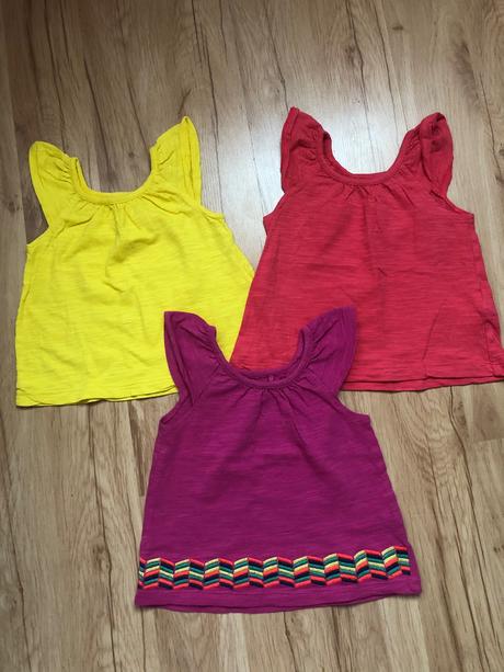 3 ks tričiek m&s, marks & spencer,74