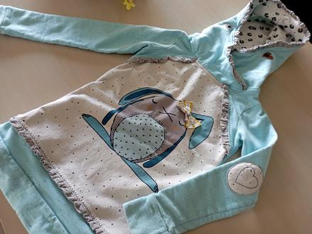 Predĺžená mikina, 128